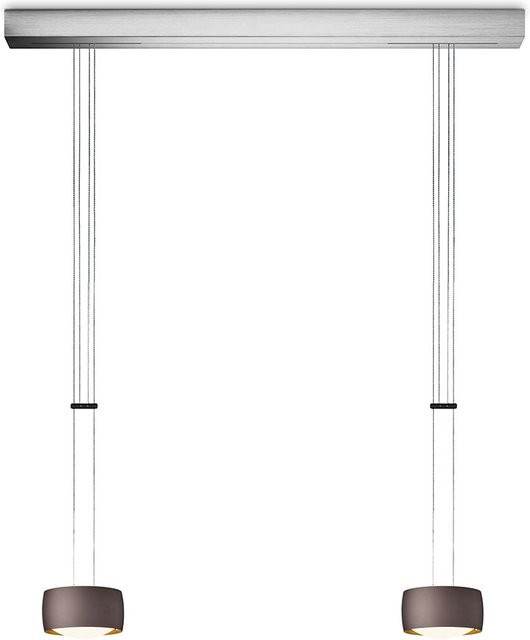 Oligo Grace LED-Pendelleuchte 2-flammig Brazilian Brown mit Tunable White (2200K - 5000K) und Casambi Steuerung - Bild 1