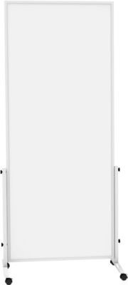 Fahrbares Whiteboard MAULsolid easy2move, magnethaftend, weiß beschichtet, B: 75 cm, H: 180 cm - Bild 1