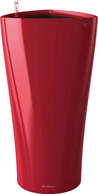 Lechuza Pflanzsäule Delta Premium in Scarlet Rot Hochglanz, B/T/H: 30 x 30 x 56 cm - Bild 1