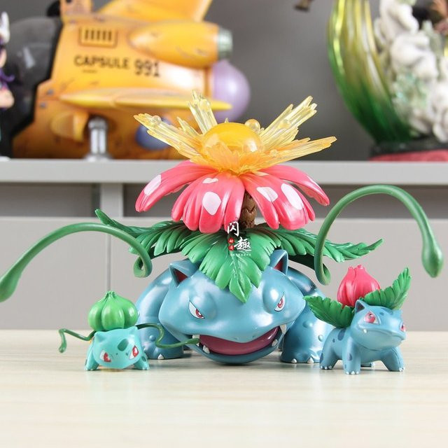 Bandai Pokémon Bulbasaur Ivysaur Venusaur Evolution, Actionfigur, adults - Bild 1