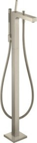 Hansgrohe Axor Citterio Einhebelmischer für die Badewanne, bodenstehend, gebürstetes Nickel - Bild 1