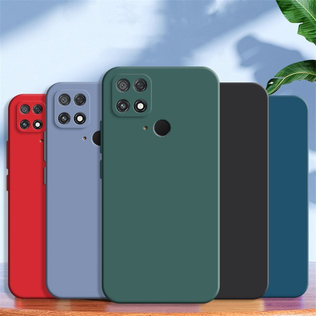 Quadratische Flüssigsilikonhülle für Xiaomi Redmi Note 10 11 12 Pro Plus 5G in Schwarz - Bild 1