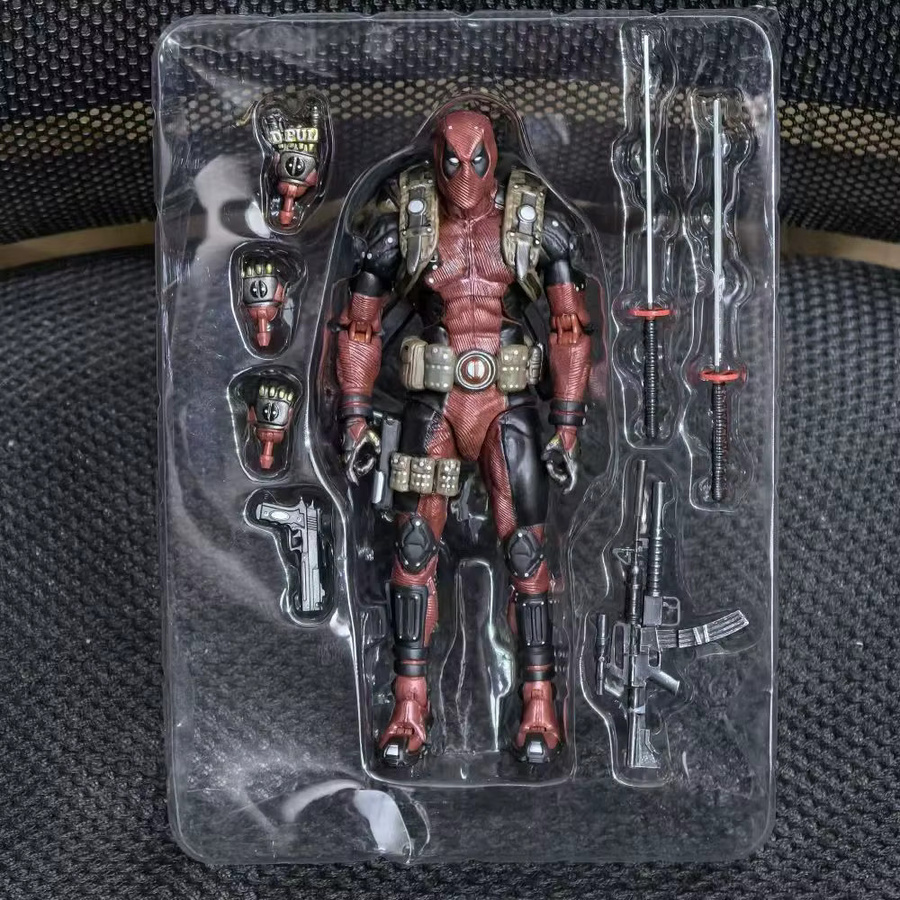 Kaiyodo Amazing Yamaguchi Revoltech Deadpool Actionfigur, Marvel - Bild 3