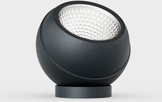 IP44 Shot LED-Bodenstrahler Ring Anthrazit mit 4 W Warmweiß - Bild 1