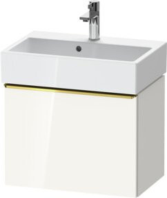Duravit Waschtischunterschrank D-Neo Compact in Weiß Hochglanz, B/T/H: 58,4 x 37,2 x 44 cm - Bild 1