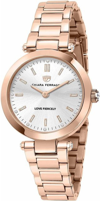 Chiara Ferragni Armbanduhr, Quarz, Edelstahl, Silber, Weiß, Damen - Bild 1