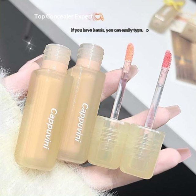 Cappuvini Flüssig-Concealer Highlighter, Matt, 02# Pink White - Bild 1