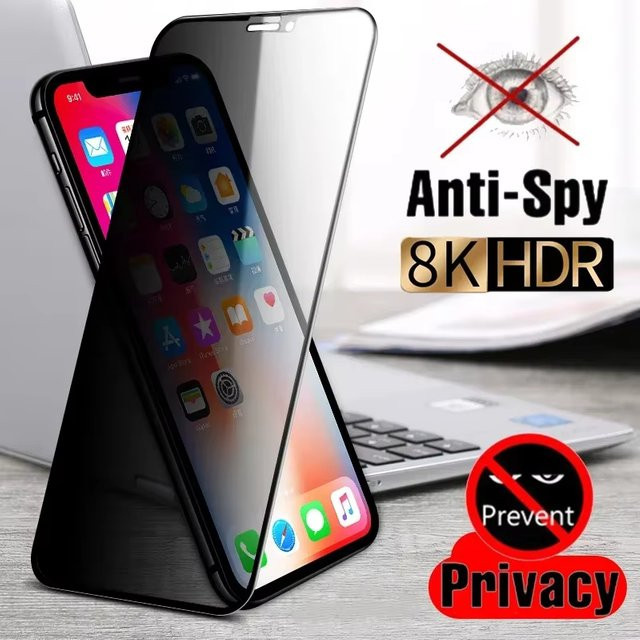 Xiaomi Anti-Spy Blickschutzfolie aus gehärtetem Glas für Redmi Note 15 Pro 14 5G 13 Pro 12 Pro 11 Pro 13 12 11 Transparent - Bild 1