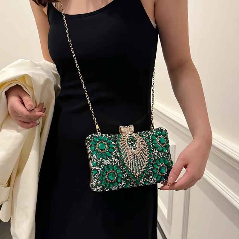 Moods Boutique Abend-Clutch-Tasche, Strass, Damen - Bild 3