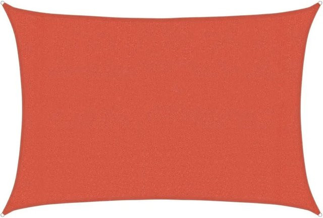 Furnicato Sonnensegel aus HDPE in Terrakottarot, Rechteckig, B x T: 5 x 3 m - Bild 1