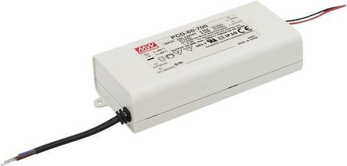 Mean Well PCD-60-1400B LED-Treiber Konstantstrom 60W 1.4A 25 - 43 V/DC dimmbar in Weiß - Bild 1