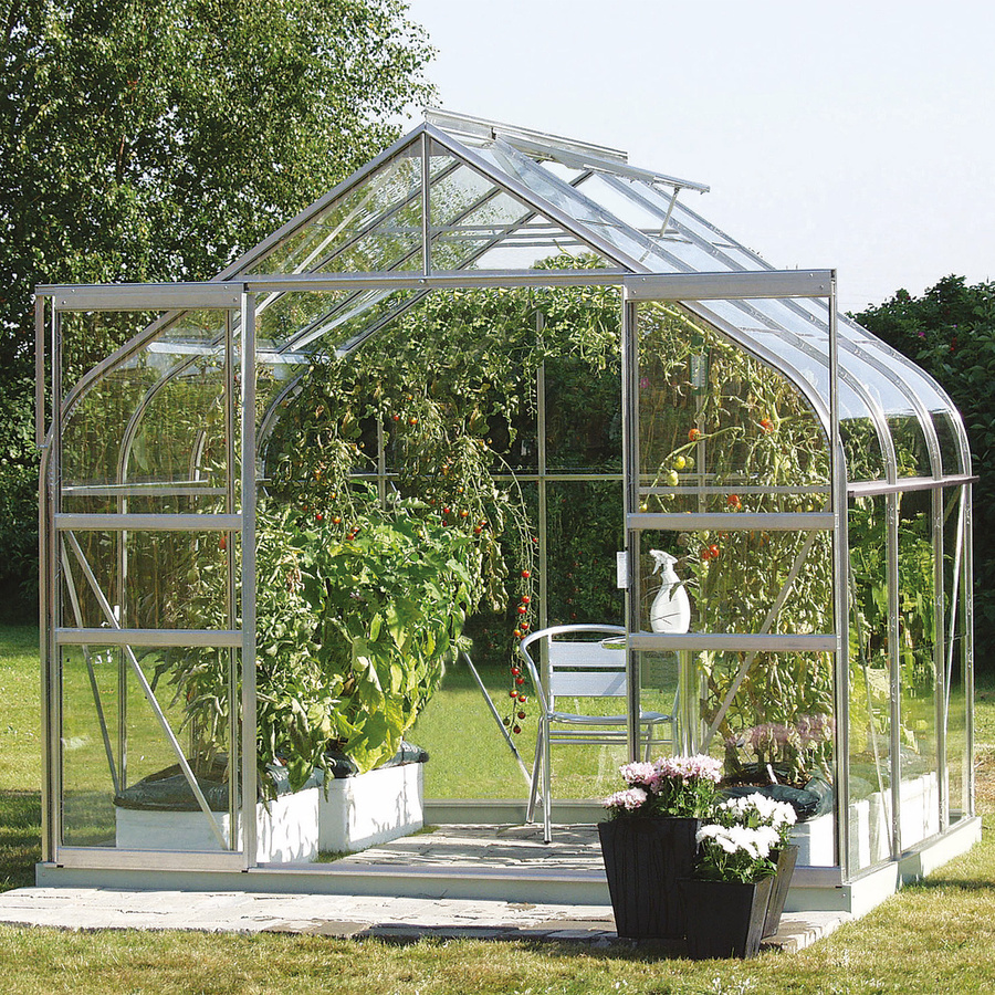 Vitavia Gewächshaus Diana 5000 aus eloxiertem Aluminium mit 3 mm ESG-Glas, 5,0 m² - Bild 2