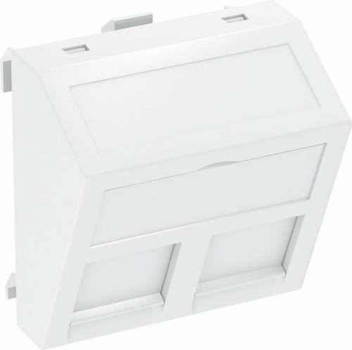 OBO Bettermann Abdeckung Datentechnikträger Weiß B/H/T: 4,5 x 4,5 x 2,6 cm - Bild 1