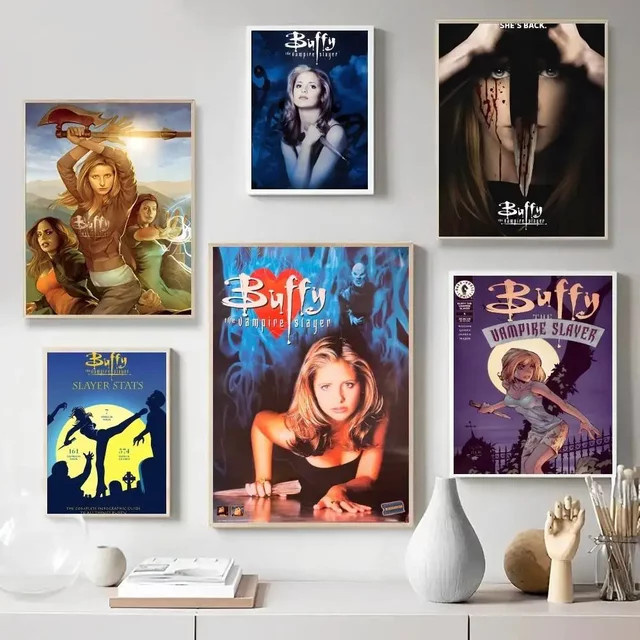 Vintage Film B-Buffy Poster von Rastar als Wandkunst aus Papier in Mehrfarben - Bild 1