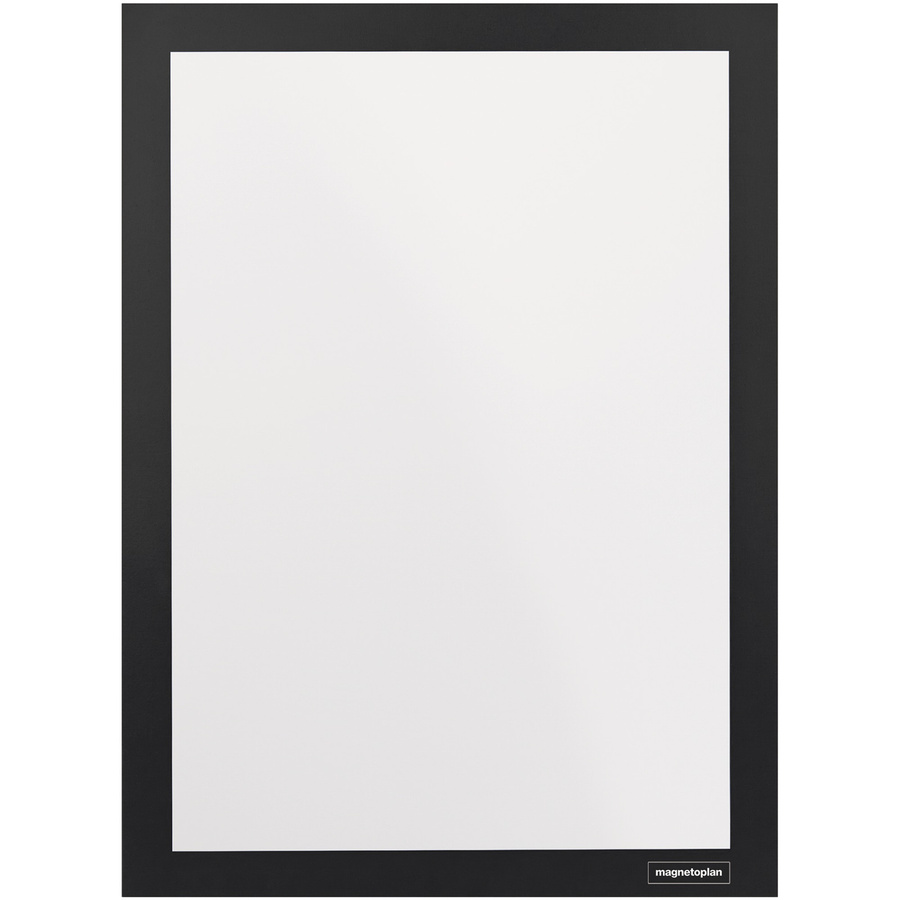 magnetoplan® Magnetrahmen magnetofix DIN A6 in Schwarz aus Kunststoff, 2er-Pack - Bild 2