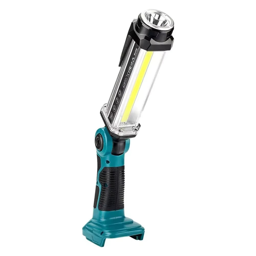 Makita LED-Arbeitsleuchte in Blau mit 35 W, tragbarer Flutlicht-Scheinwerfer für 18 V Li-Ionen-Akkus und USB-Anschluss - Bild 2