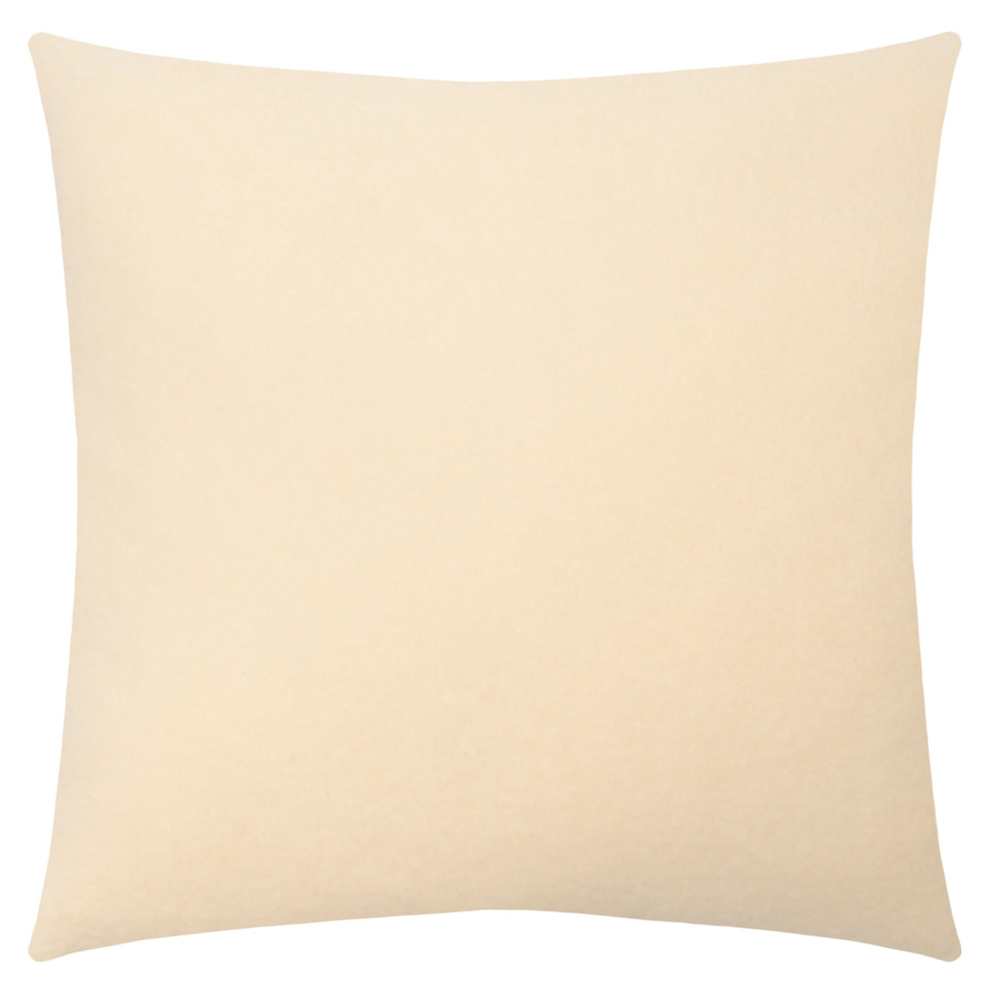 Zoeppritz Soft-Fleece Kissenhülle quadratisch in Braun und Beige, B/T/H: 50 x 50 x 1 cm - Bild 1