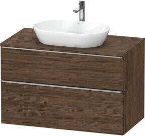 Duravit Waschtischunterschrank D-Neo in Braun Matt, Breite: 100 cm, Tiefe: 55 cm - Bild 1