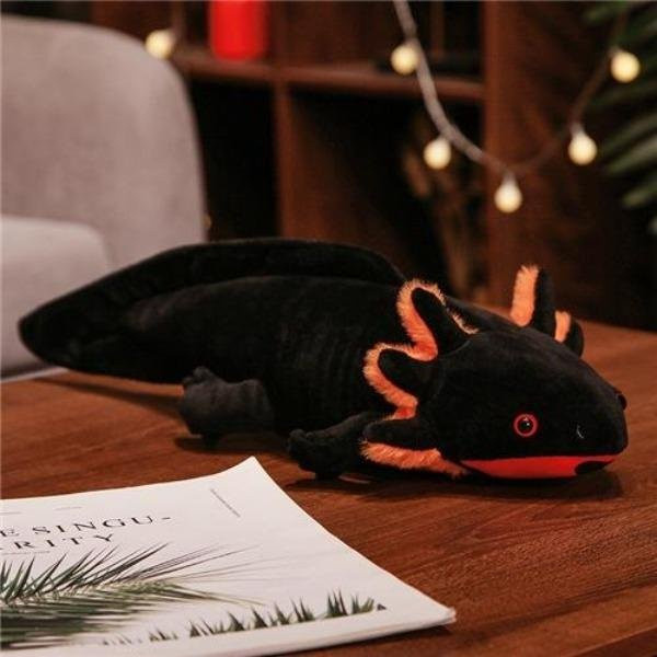 Wucifang Bags Axolotl Plüschtier, Buntes Salamander Kuscheltier, 45cm - Bild 1
