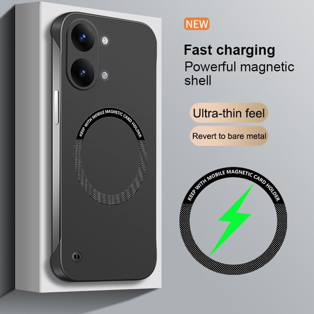 Stoßfeste und magnetische MagSafe Handyhülle für Xiaomi Poco X8 Pro Max X8Pro 5G in Schwarz und Blau - Bild 1