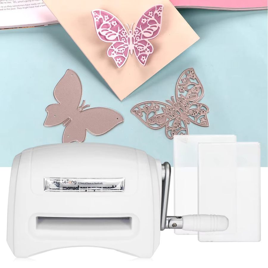 Praktische DIY Papier Schneide- und Prägemaschine für Scrapbooking und Handwerk aus Kunststoff - Bild 1