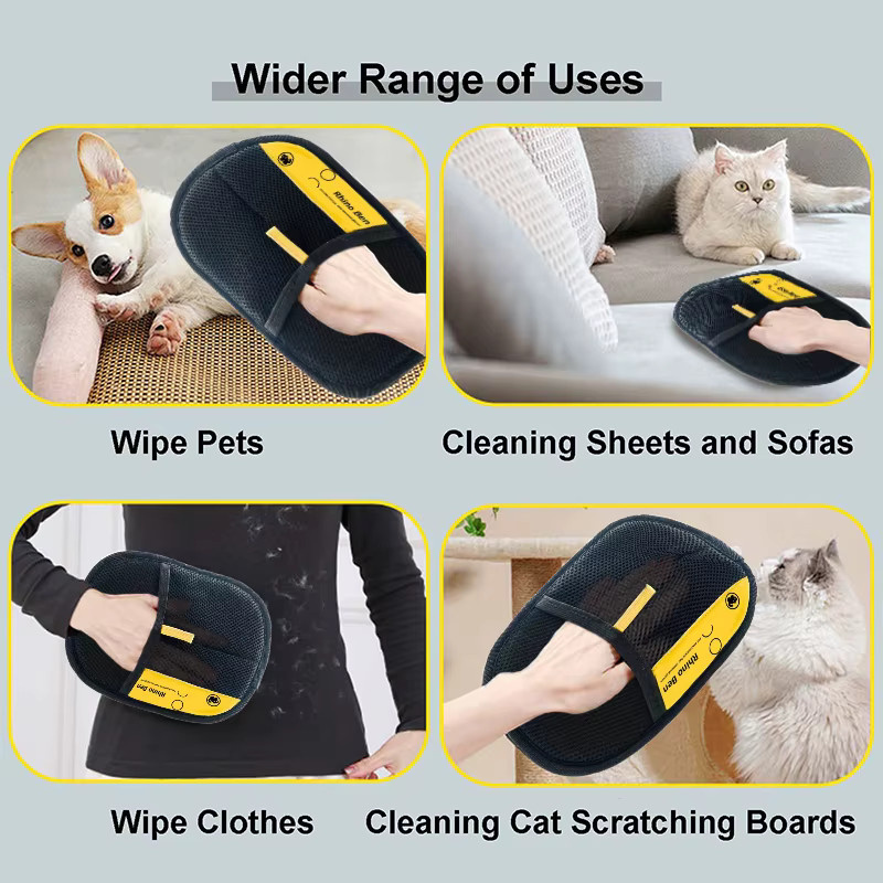 JETTING Elektrostatische Haarentferner Handschuhe zur Haustierpflege für Katzen und Hunde - Bild 6