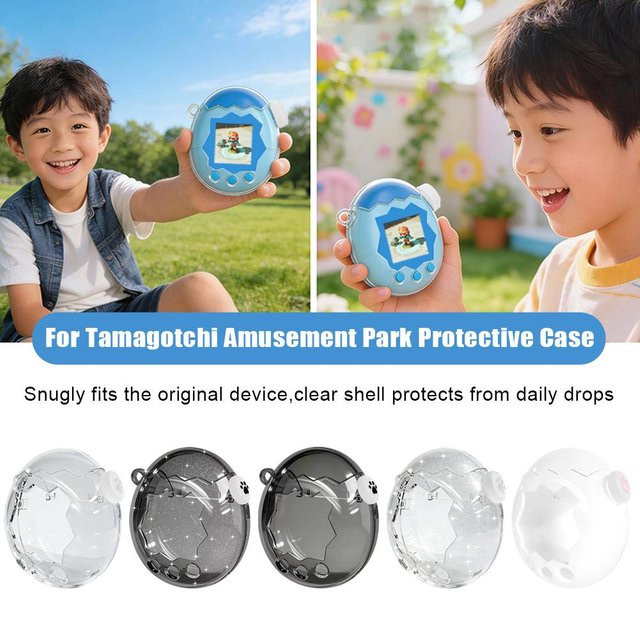 Stoßfeste und kratzfeste Silikon-Schutzhülle für Tamagotchi Paradise Electronic Pets Game in Transparent - Bild 1