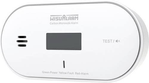 Wisualarm DHI-HY-GC30A-R8 Kohlenmonoxid-Melder vernetzbar in Blau und Weiß mit 10-Jahres-Batterie - Bild 1