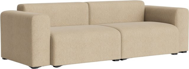 HAY Mags 2,5-Sitzer Sofa Kombination mit 1 Low Armrest in Beige - Bild 1