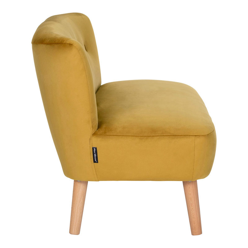 Max Winzer Kindersofa Dolly in Gelb im Retro-Design - Bild 2