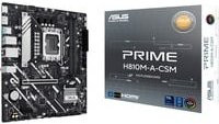 Asus PRIME H810M-A-CSM Mainboard mit Intel H810 Chipsatz, Sockel LGA 1851, Micro-ATX Formfaktor und DDR5 Unterstützung in Schwarz - Bild 1