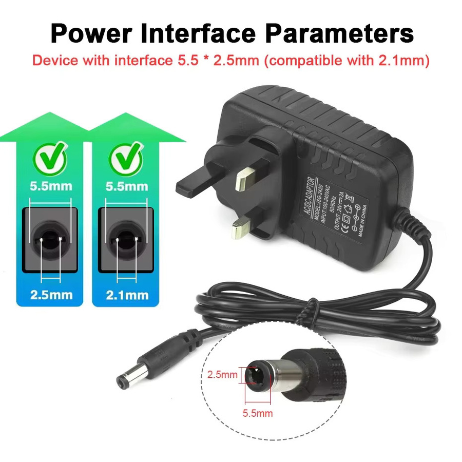 Universal LED Netzteil Beleuchtungstransformator AC110-240V DC 24V in Schwarz - Bild 4