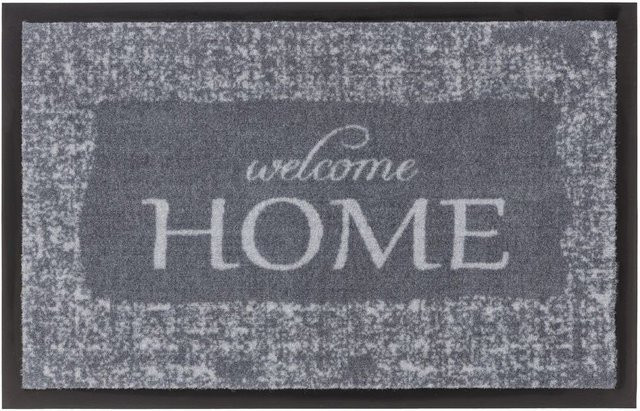 Fußmatte HOMELIKE Astra in Grau mit grafischem Design, rutschfest und waschbar, B/T: 70 x 50 cm - Bild 1