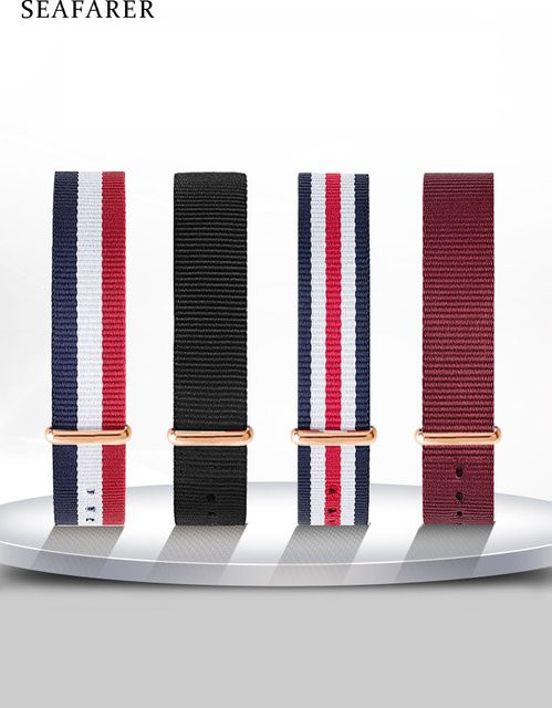 Daniel Wellington Uhrenarmband Nylon, Textil/NATO, Herren - Bild 1