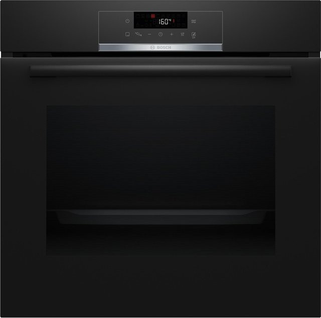 Bosch Backofen-Set HBD476ABM6 in Schwarz mit Induktionskochfeld, Pyrolyse und Heißluft, Einbaugerät, Breite: 60 cm, Höhe: 60 cm - Bild 1