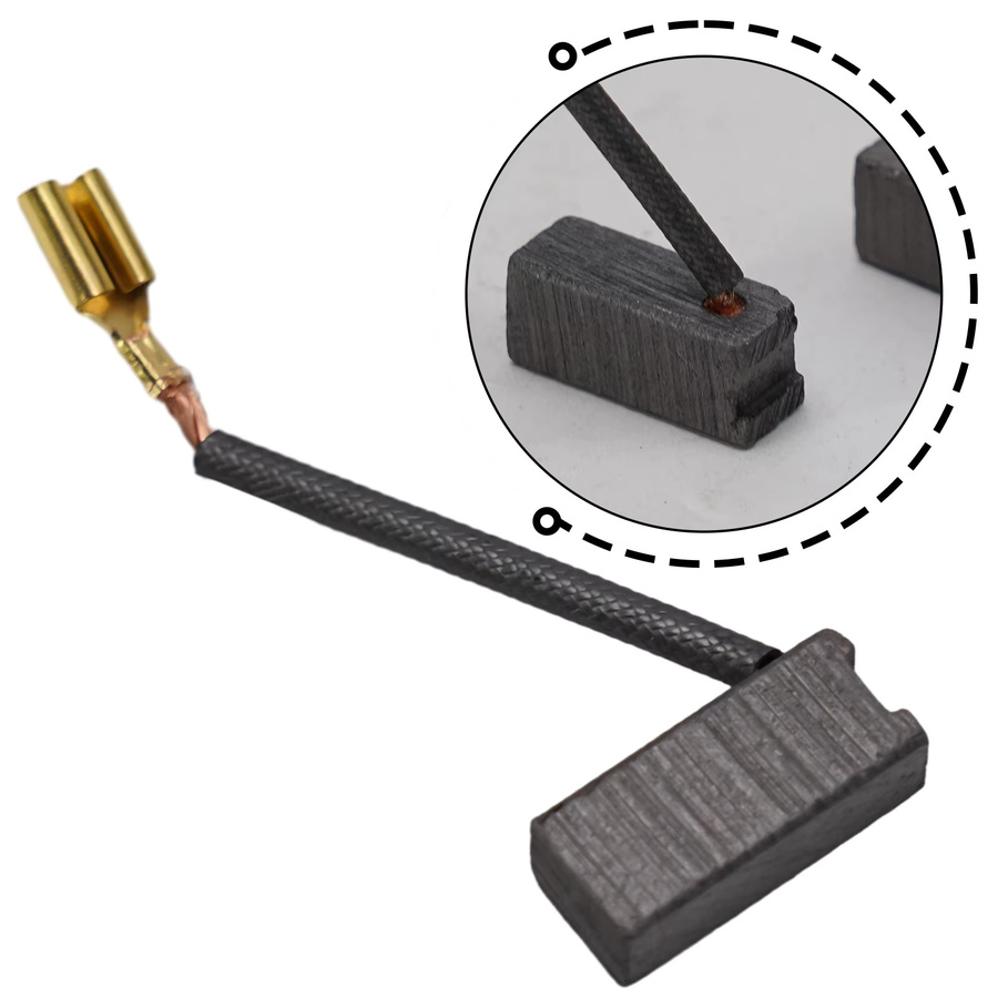 Vibratite Kohlebürsten Set in Schwarz für Akku-Bohrhämmer 36V-LI und 36VF-LI, Maße: 7 x 8 x 18 mm - Bild 5