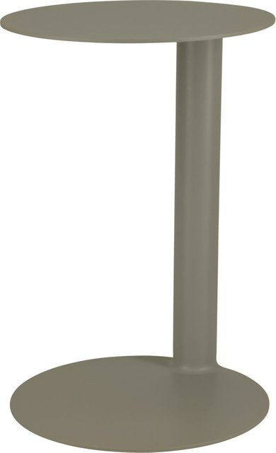 VEGA Outdoor-Beistelltisch Elaris aus Aluminium in Beige, rund, Durchmesser: 33,5 cm, Höhe: 50 cm - Bild 1