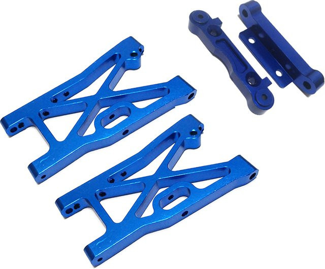 FTX Aluminium Front Lower Suspension Arm, Metall, Blau, ab 14 Jahren - Bild 1
