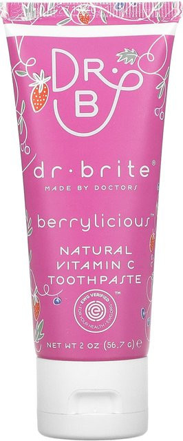 Dr. Brite Natural Vitamin C Zahnpasta, Berrylicious, 56,7 g - Bild 1