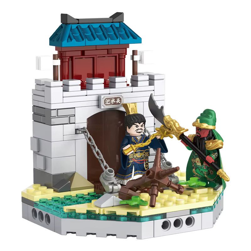 DECOOL Three Kingdoms Szenen-Bausteine, Cao Cao Zhuge Liang Figuren, 8in1 Set - Bild 2