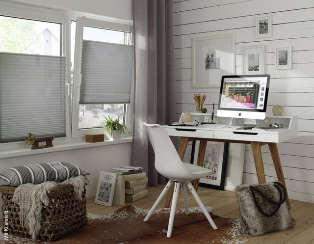Boviva Spannplissee silber B: 60 cm, H: 130 cm - Bild 1