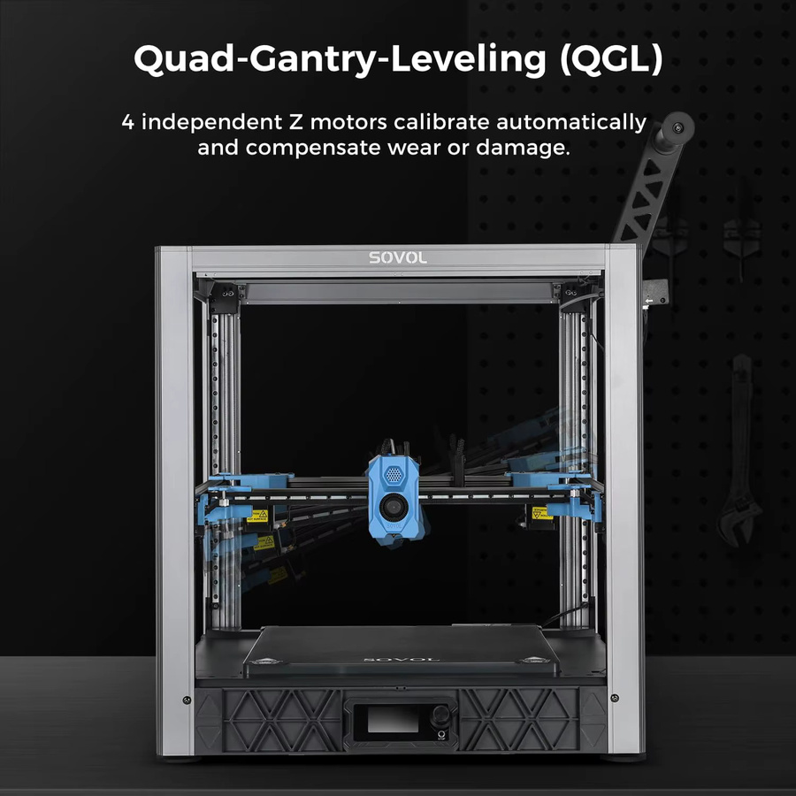 Sovol SV08 Core-XY FDM 3D-Drucker Open Source mit Hochgeschwindigkeits-Druck bis 700 mm/s, 300 °C Hotend und Kamera - Bild 3