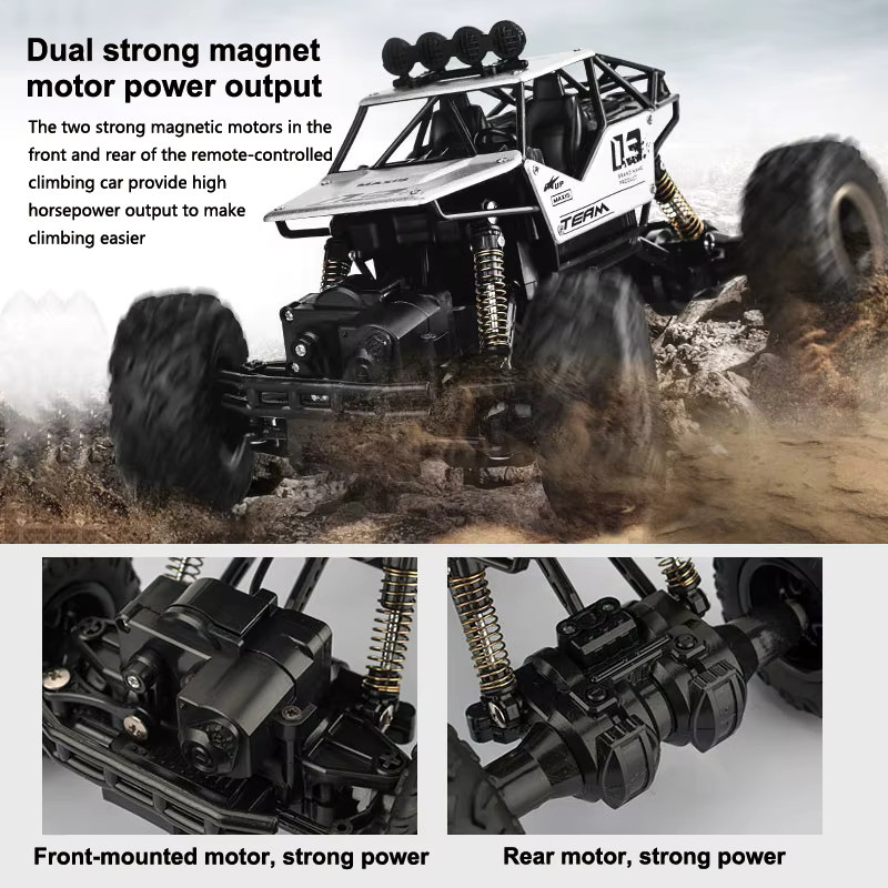 ZWN 4WD RC Auto Buggy, mit LED-Leuchten, 2,4G Funkfernbedienung - Bild 3
