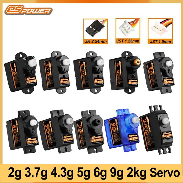DSPOWER Micro Digital Servo Motor, Kunststoff/Metall, Zubehör - Bild 1