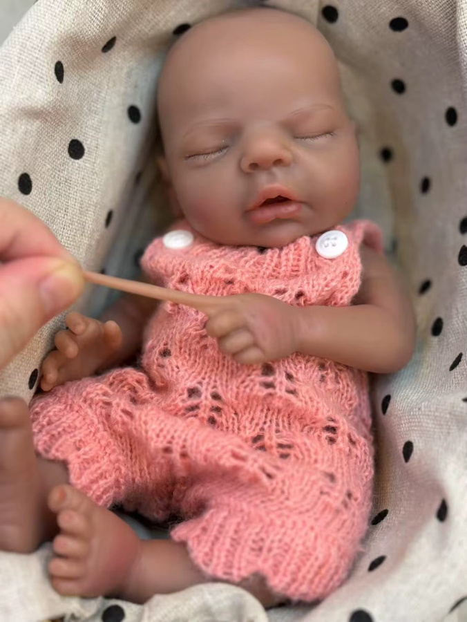 Aizwa Reborn Baby Puppe, Mädchen, Silikon, 10 Zoll - Bild 3