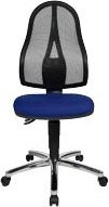 Topstar Drehstuhl DREHST. POINT 60 Blau/Netz mit Rollen - Bild 1