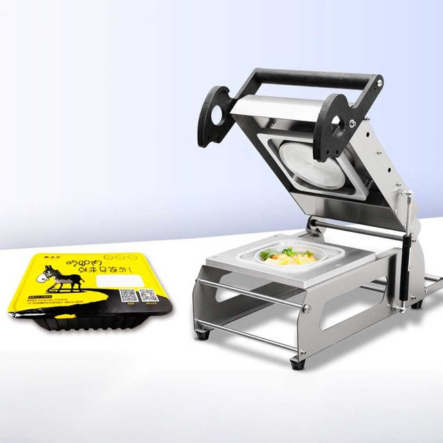 YunlinLi Fast-Food-Verpackungsmaschine Modell 205 aus Edelstahl in Silber - Bild 1