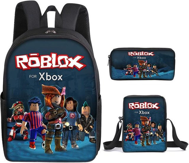 Roblox Schultaschen-Set für Mädchen bestehend aus Rucksack und Federmäppchen in Multicolour - Bild 1