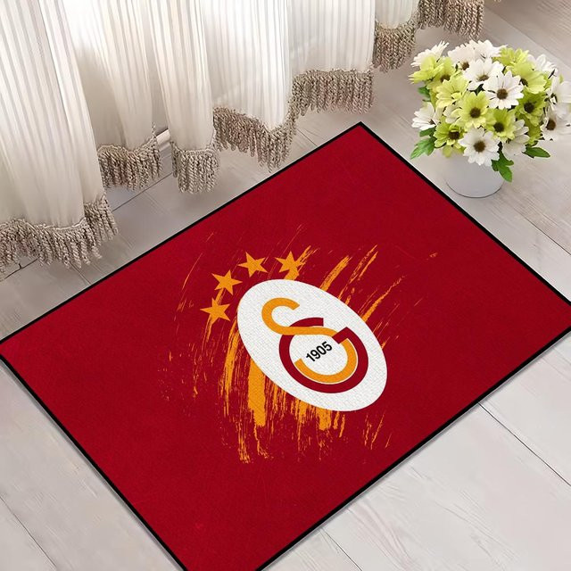 Karpetti Fußball Fußmatte Galatasaray Club rot rutschfest B: 50 cm, T: 80 cm - Bild 1
