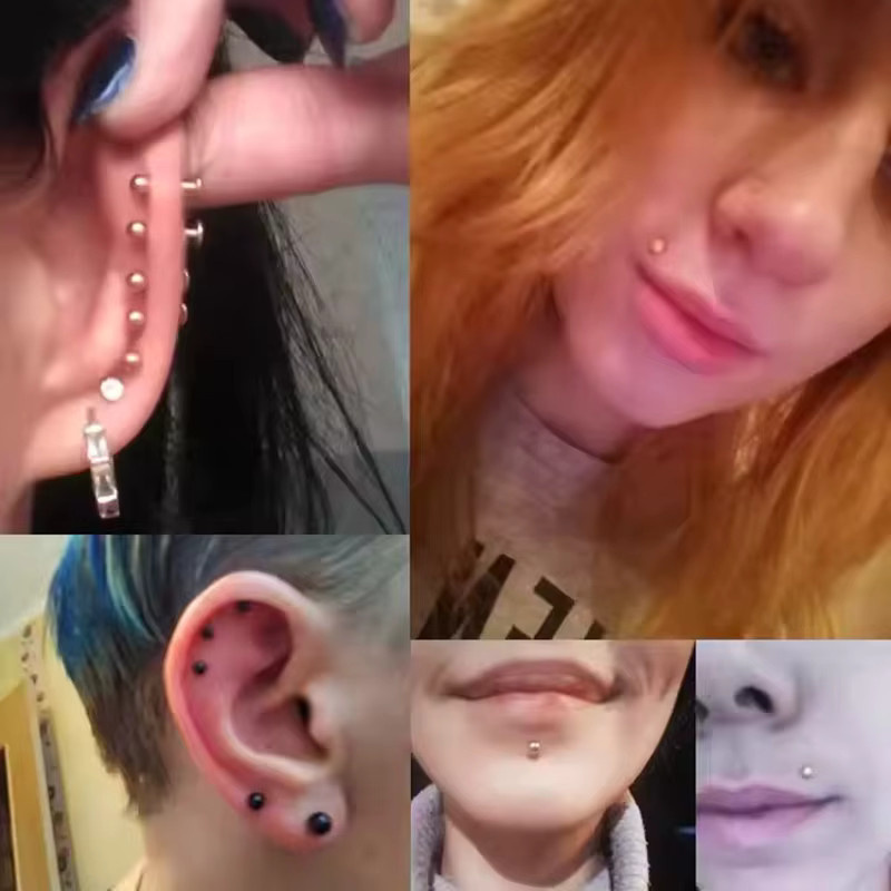 G23 BODY JEWELRY Kugelzubehör Titan, Silber, Unisex - Bild 2